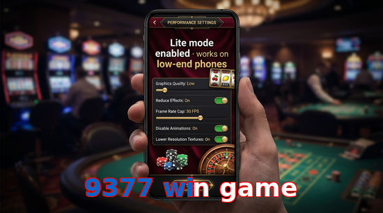 Payment and PKR controls in 9377 Win Game