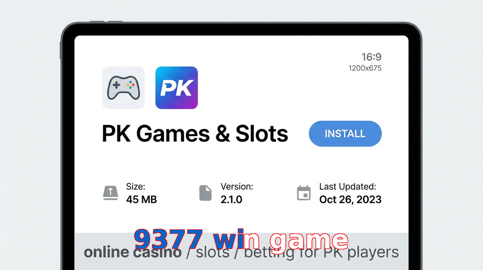 Game list for 9377 Win Game gameapk section